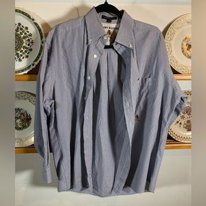 Tommy Hilfiger Striped Dress Shirt Men's 15 1/2 • 33